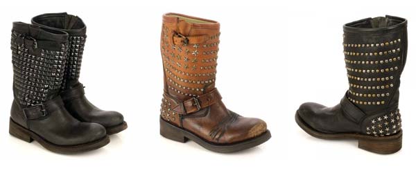 ASH Footwear -Leather and Studs Boots