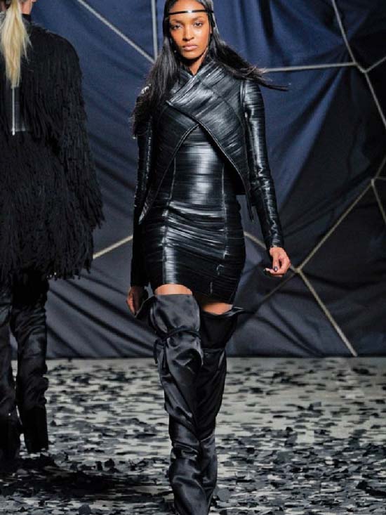 Gareth Pugh leather rock chic fashion