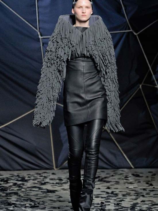 Gareth Pugh leather rock chic fashion