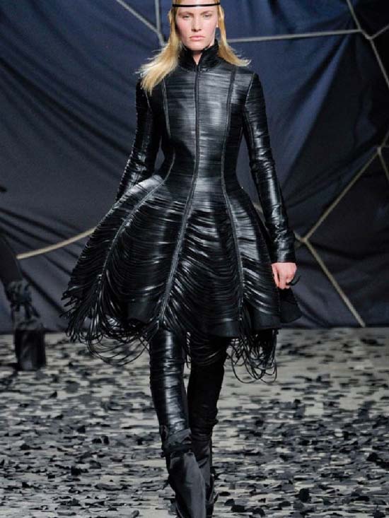 Gareth Pugh leather rock chic fashion