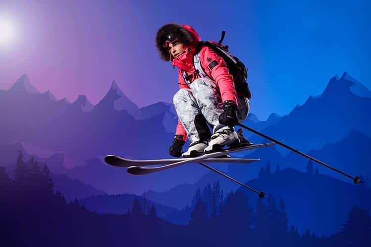 Superdry women’s Luxe snow puffer jacket.
