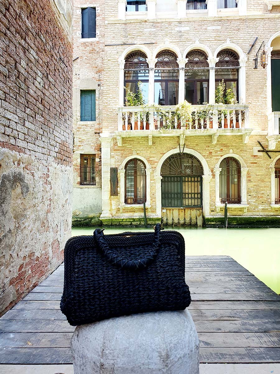 Roberta Di Camerino Gondola clutch bags venice vintage